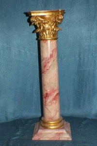 Consola Columna de Flores Barroco Capitel Altar Pilastra alrededor de 1750 #4340 - Imagen 1 de 11