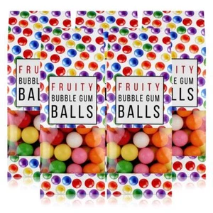Fruity Bubble Gum-Balls Nachfüll-Packung für Kaugummi-Automaten 250g (5er Pack) - Bild 1 von 3