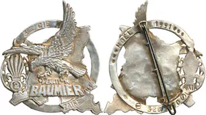 2° R.E.I,LEGION ETRANGERE,3° Cie,Ops.BAUMIER,NOEL 1991,en argent,matriculé,AIXIA - Bild 1 von 1