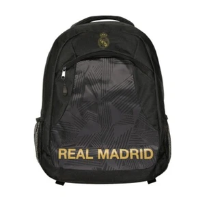 Real Madrid Premium Black Large Backpack (21 x 12.5 inches) Officially Licensed - Picture 1 of 3