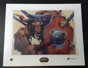 WoW World of Warcraft ArtWork 2007 UDE Limited Edition - Tauren - Imagen 1 de 1