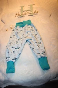 Pumphose-Jogginghose-Handmade-Gr 80-86-92 Einhorn - Bild 1 von 2