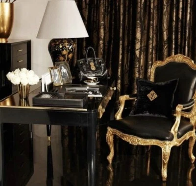 Ralph Lauren Mansart Sheer Ebony Fabric - Image 1 of 4