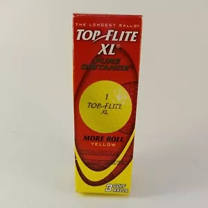 Top Flite Pure Distance XL Golfbälle x 3 Titanium Infused Cover GELB - Bild 1 von 5