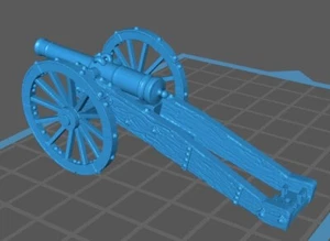 Russische Artillerie Medium 12 Pfund 1811-15 - Harz 28 mm Minis - Bild 1 von 1