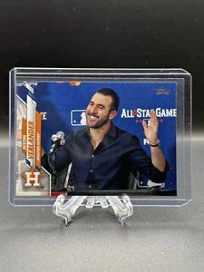 JUSTIN VERLANDER 2020 Topps Update Photo Variation #U-194 SP - Picture 1 of 2