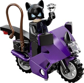 Lego Catwoman W/ Catcycle Purple Motorcycle - from set 6858 DC Super Heroes New
