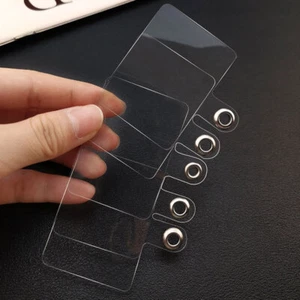 10x Detachable Clear Card Phone Lanyard Patch Ultra Thin Crossbody Strap Cards - Picture 1 of 12