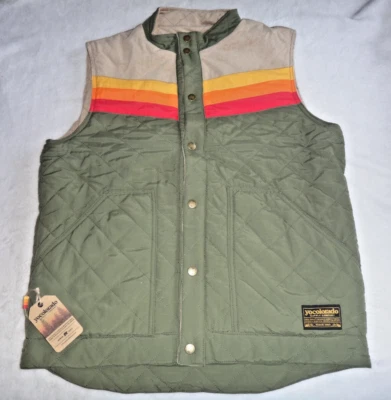 Yo Colorado Men's Summit Reversible Vest PINE SUNSET SAND SIZE M - Image 1 of 4