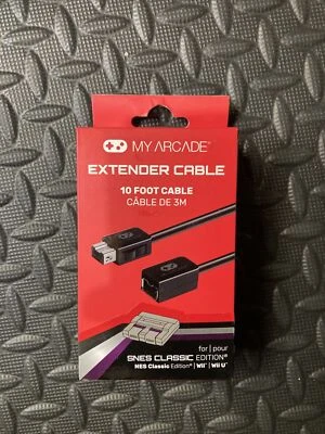 My Arcade Extender Cable 10 Foot Cable For NES Classic Edition or Wii/Wii U - Image 1 of 3