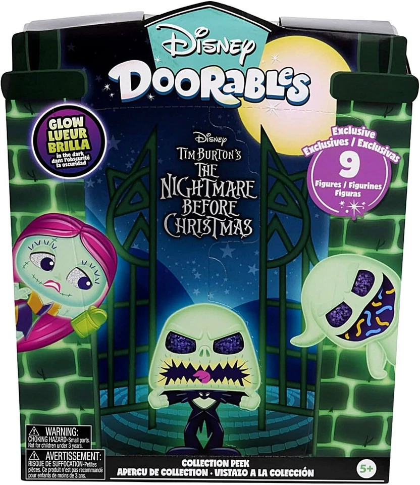 Figura Doorables Collection Peek Pesadilla Antes de Navidad Paquete de 9 Foto 1 de 1