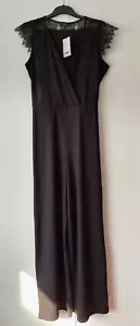 Stunning & Stylish NEXT Crossover Jumpsuit. Size 14T. BLACK. Brand New. RP £50 - Picture 1 of 7