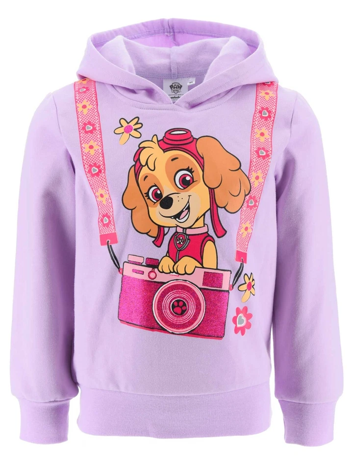 PAW PATROL Girls Hoodie XH1236 Hooded Sweatshirt - Image 1 of 1