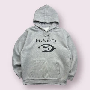 Vintage Men's Halo 5 Video Game Promo Hoodie Size XL Graphic Print Y2K Pullover - Picture 1 of 7