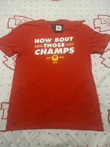 🔥Kansas City Chiefs Super Bowl Champions 2023 Shirt “How Bout Those Chiefs”🔥 - Picture 1 of 5