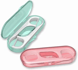 Flosser Dispenser Dental Floss Case Travel Floss Professional Toothpicks Sticks - Picture 1 of 9