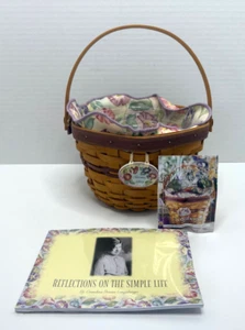Longaberger 2000 Morning Glory Korb Kombi mit Buch - Bild 1 von 10
