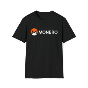 T-shirt girocollo Monero XMR unisex cotone stile morbido | Privacy Crypto Token - Foto 1 di 47