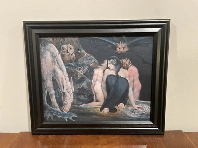 Hécate Mãe das Bruxas William Blake Impressão em Moldura 12x10 Halloween Bruxa Arte - Imagem 1 de 3