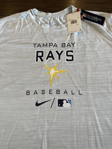 Tampa Bay Rays Nike Authentic Collection Work Tri-Blend T-Shirt Men's MLB 2XL Cover