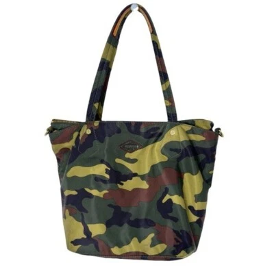 MZ Wallace 绿色迷彩印花 Soho 托特包 尼龙 中号 — 第 1/4 张图片