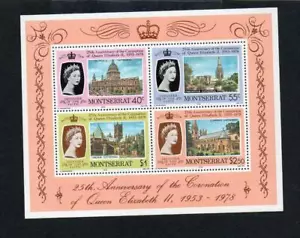 MONTSERRAT MNH 1978 MS426 25TH ANV OF CORONATION - Bild 1 von 1