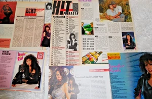 JENNIFER RUSH  8 TEILE/PARTS  newspaper cuttings  CLIPPINGS    0825 - Picture 1 of 1