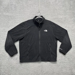 The North Face Polartec Fleece Jacket Mens Large Black Full Zip Pockets NF0A7ZXW - Picture 1 of 19