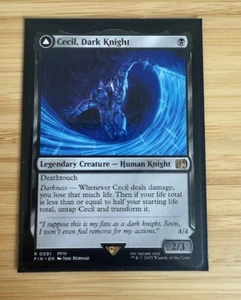 Magic the Gathering: Cecil, Dark Knight Final Fantasy Regular NM - Picture 1 of 2