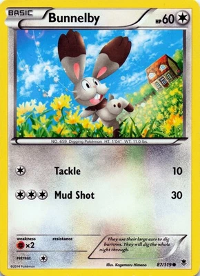 Bunnelby 87/119 XY - Phantom Forces  - LP - Image 1 of 2