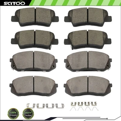 Kit de 8 pastillas de freno delanteras traseras para KIA SOUL 2017-2018 TURBOALIMENTADO Foto 1 de 4