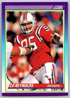 1990 Score Ed Reynolds Rookie New England Patriots #528 - Image 1 of 2