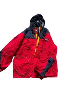 Tommy Hilfiger Chore Down Flag Logo Jacket Coat Men's XL Vintage Colored - Picture 1 of 8