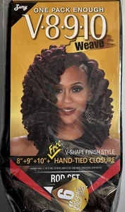 Zury V8910 One Pack Enough Weave (NOT CROCHET !) w/ hand tied closure SOM 27/30 - Picture 1 of 5