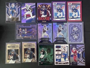 Stefon Diggs (14) Card Lot Vikings/Texans - Inserts, Holos, Parallels-Many Sets - Imagen 1 de 15