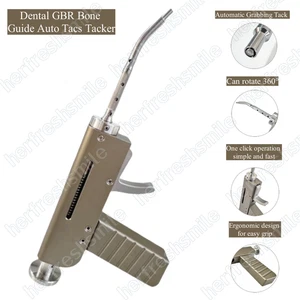 Nueva pistola dental GBR hueso TAC pasadores tachuelas de titanio guía de membrana grapadora automática - Imagen 1 de 13