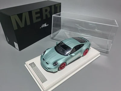 IVY Merit 1/18 Porsche 911 (992) S/T ST Resin Green 15pcs No Minichamps No Norev - Image 1 of 4
