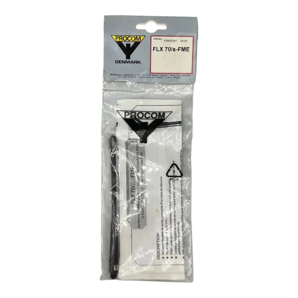 FLX70/S-FME PROCOM Antenna FME - 70cm Band 380-430MHZ - Image 1 of 1