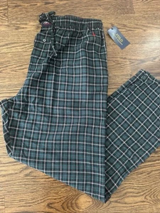 Pantaloni pigiama Polo Ralph Lauren blu a quadri in flanella con tasche ~ uomo XL ~ nuovi con etichette - Foto 1 di 8