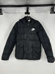 Nike Down Fill Puffer Therma Fit Giacca DD8697-010 Grande Bambini Giovani Ragazzi Large - Foto 1 di 8