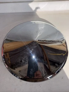 American Racing Chrome Custom Rim Wheel Center Hub Cap Vintage Rare Dust Cover - Picture 1 of 8