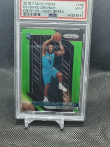 Devonte Graham 2018 Prizm Neon Green Fast Break 3/5 Ssp Psa 9 - Picture 1 of 2