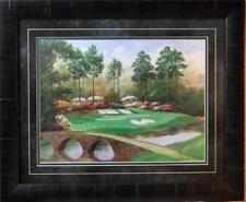 Charles Beck 12th Hole at Augusta National Golden Bell-Framed 23 x 19