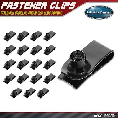 20x M8-1.25 Panel Range Fastener Clips for Buick Cadillac Chevy GMC Olds Pontiac - Image 1 of 4