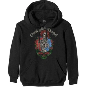 GRATEFUL DEAD Floral Steal Your Face HOODIE NEW S M L XL XXL official band merch - Picture 1 of 1