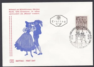 Austria FDC 1970 Mi 1324 Yt 954BA Sc 693 Romanesque cloister, Millstatt Abbey - Picture 1 of 1