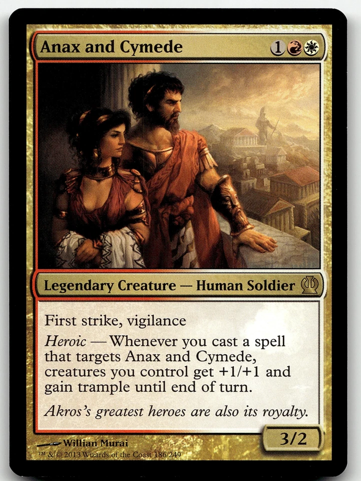 MTG Anax and Cymede Theros 186/249 Regular Rare - Image 1 of 1