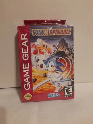 Sonic Spinball (Sega Game Gear, 1994) New and Sealed Game Cartridge In Box - Image 1 of 4