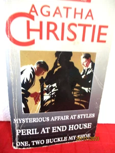 AGATHA CHRISTIE omnibus 3-in-one STYLES, END HOUSE, MY SHOE pb Hercule Poirot - Picture 1 of 5