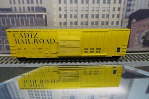 ATHEARN RTR HO SCALE 91417 CADIZ RR CAD 1109 50' FMC BOX CAR ! WITH KADEE'S! - Picture 1 of 23